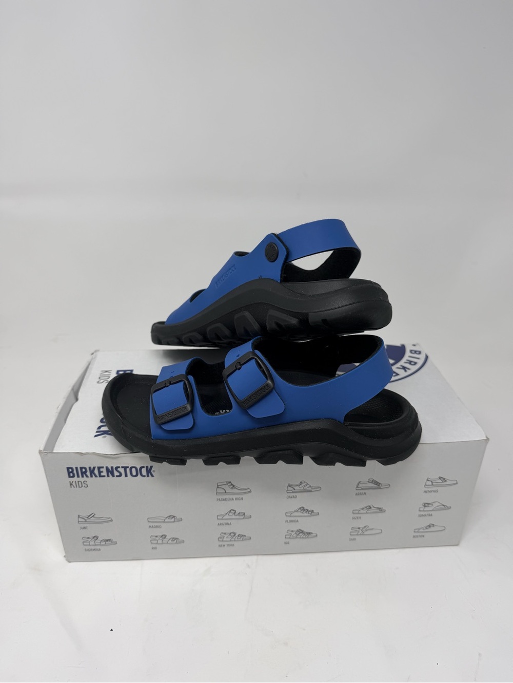Birkenstock Kids Royal Blue Dual-Strap Sport Sandals